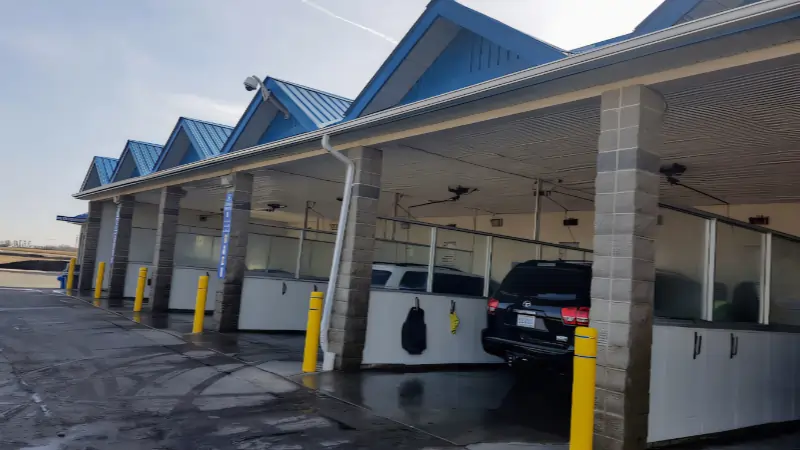 people washing cars at self serve car wash in Brooklin