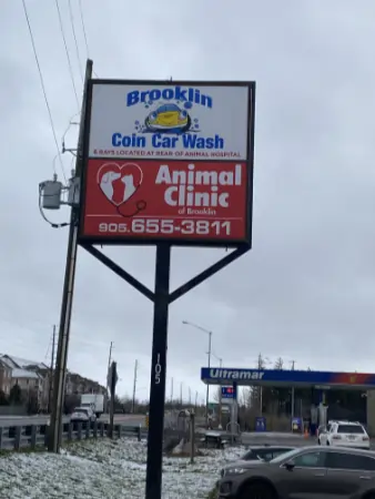 Brooklin car wash sign